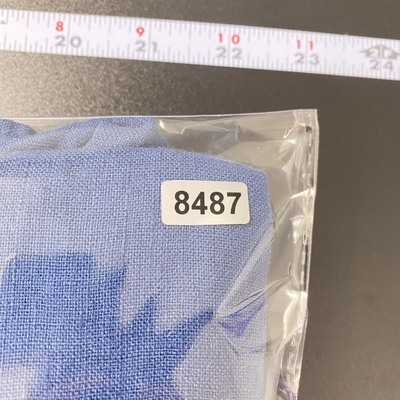 I.M.A Shirt Womens Small Blue Short Sleeve 100% Linen Button Front Top Oversized - Picture 8 of 9